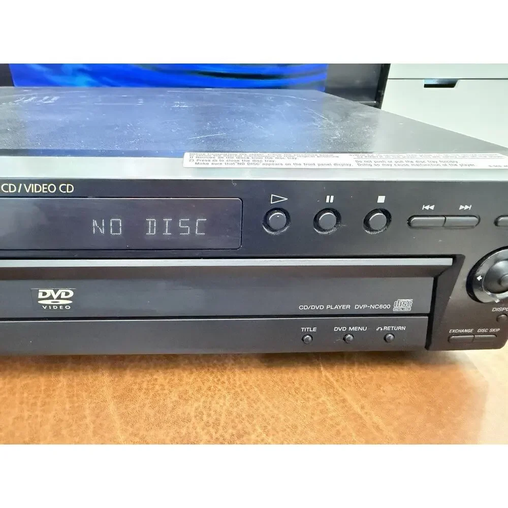 Sony DVP-NC600 5-Disc Carousel DVD CD Player Changer - Tested - Works Great!